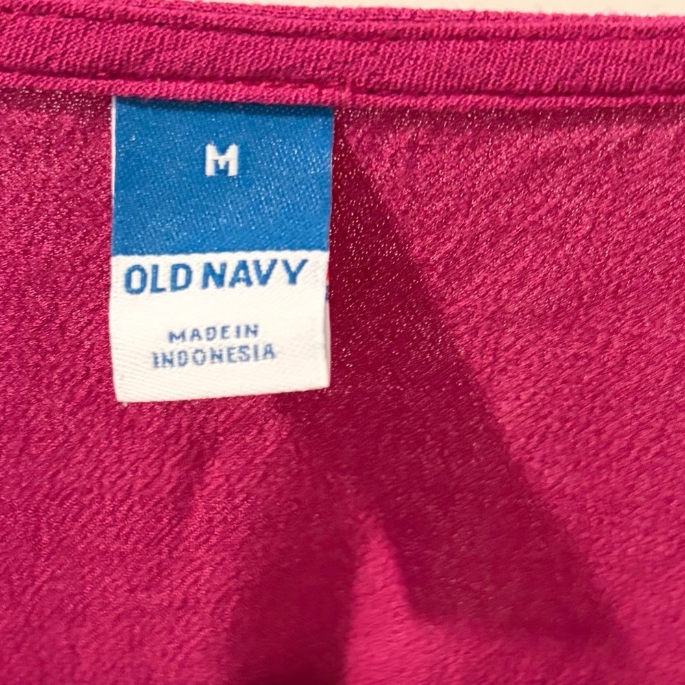 Old Navy Fuchsia Long Sleeve Dress - Picture 4 of 4